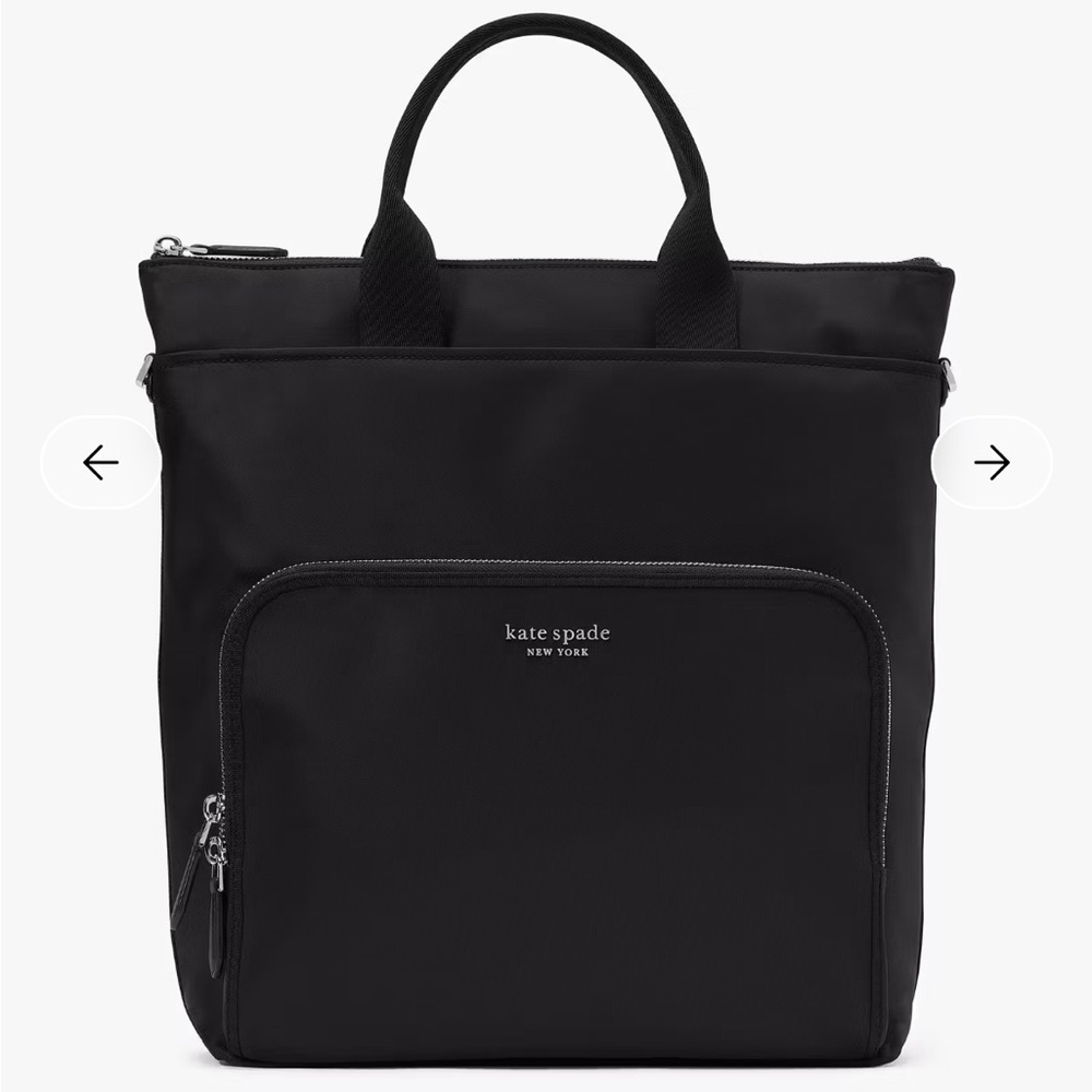 Kate Spade Sam Kysnl Black Backpack
